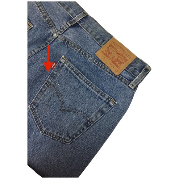 Levis 505 Mens Rigid Denim Straight Jeans Light Wash Blue 34 x 29 - Picture 8 of 8